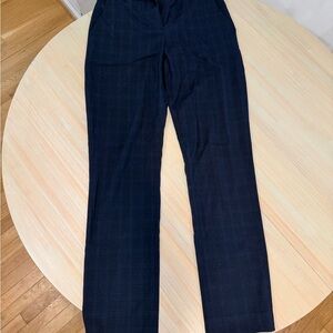 GAP Women’s Dark Blue Plaid Dress Pants